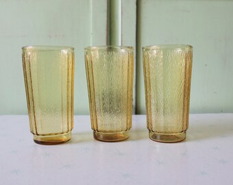 1970er Jahre Atomic Swirl Saftgläser Set: Retro Küchengläser