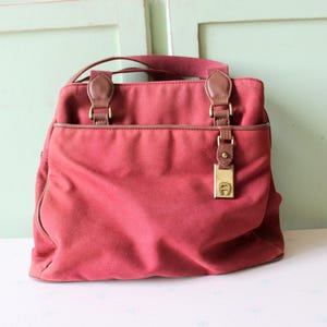 1970s 1980s ETIENNE AIGNER RedHandbag....retro. crossbody. shoulder bag. prep. classic. designer vintage. 70s aigner. classic aigner. mod