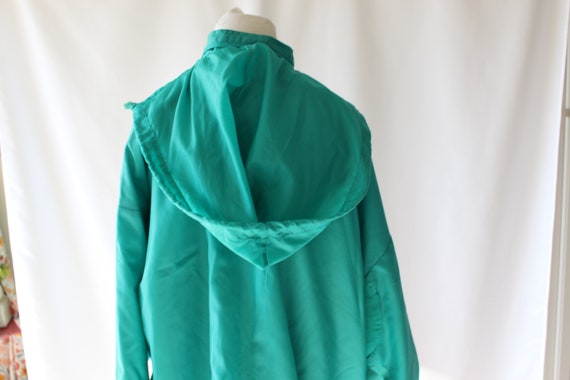 1980s Vintage Teal Windbreaker Jacket.....large. … - image 6