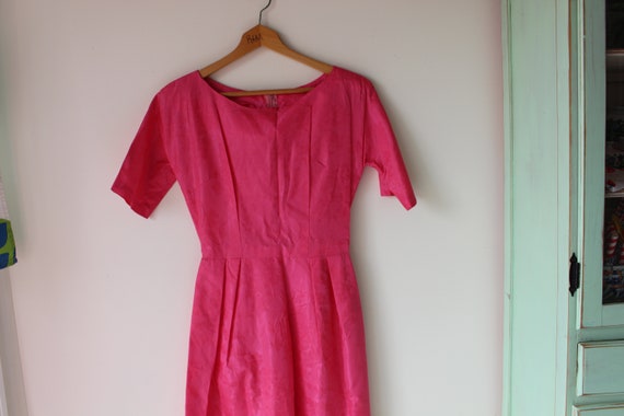 1960s Vintage HOT PINK Sexy Party Dress...size sm… - image 6