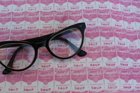 1950s 1960s Vintage CAT EYE Atomic Eye Glasses.vi… - image 4