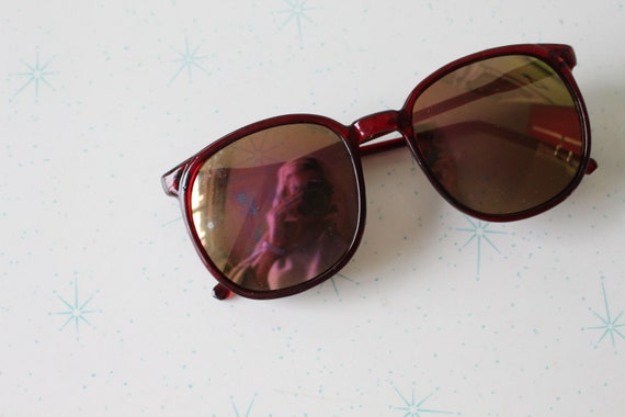 1980s HIPSTER MIRROR Sunglasses.retro. 1970s 1980… - image 4