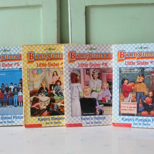 Vintage Babysitters Club Little Sister Buch 4er Set