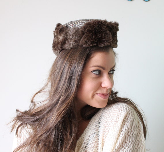 Vintage Mid Century Feathered Hat.....mens. women… - image 2