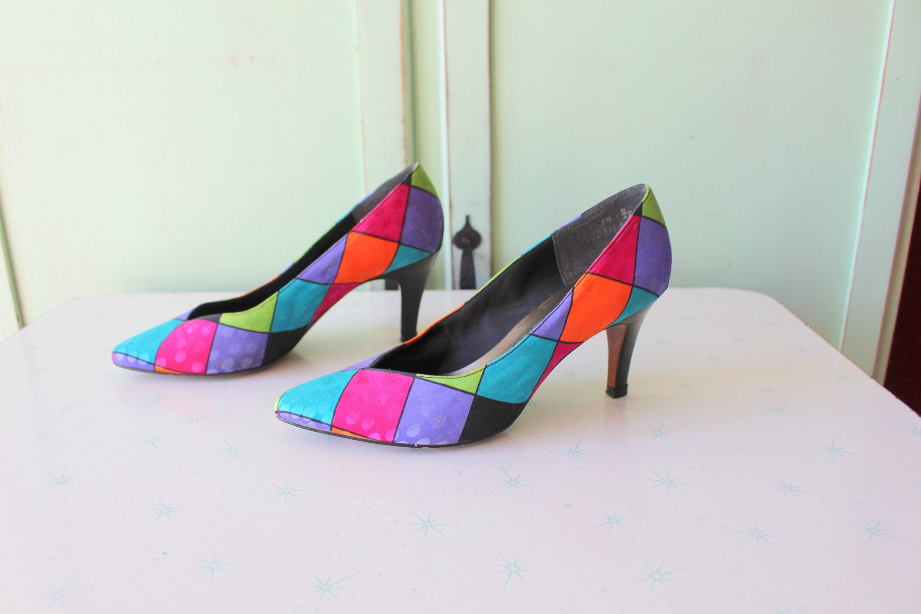 TOPSHOP **Multicoloured High Heels by Miss KG | Heels, Womens high heels,  Stunning shoes