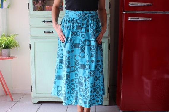 1980s DESIGNER VINTAGE Skirt.....size small to me… - image 3