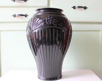 Vintage Atomic Vase: Mid Century Retro Kitchen Decor, 17 inch