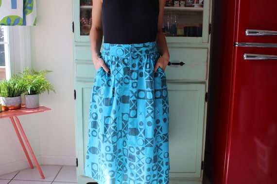 1980s DESIGNER VINTAGE Skirt.....size small to me… - image 5