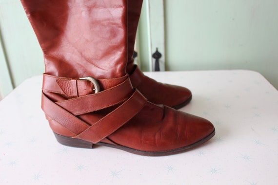 Vintage Mod 1980s Designer Boots.....size 7.5 wom… - image 7