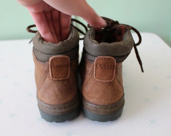 Schoenen Retro hipster Rad jaren '80 laarzen Unisex stedelijk Indie Schoenen  maat 7 8 laarzen leren laarzen wandelen Jaren '80 jaren '90 RUGGED  BOOTS bruin. Boho ruig mozeduca.co.mz