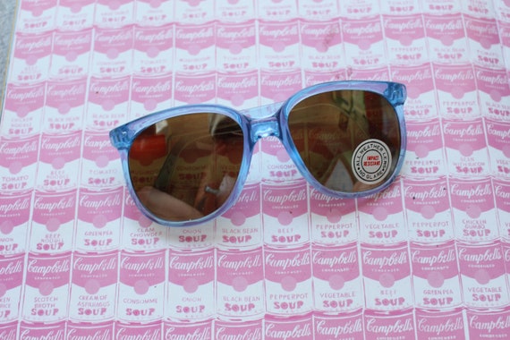 Vintage 1980s 90s Beach Sunglasses...fancy. big l… - image 3