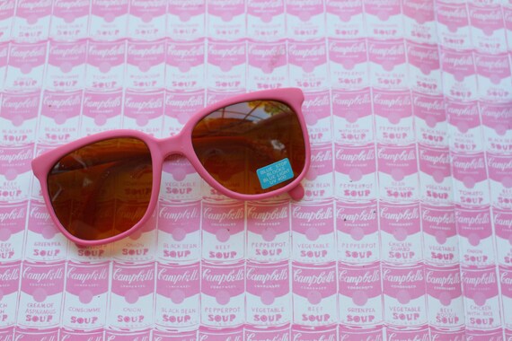 Vintage PINK Mod Taiwan ROC 1970s 1980s Sunglasse… - image 2