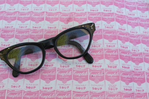 1950s 1960s Vintage CAT EYE Eye Glasses..vintage … - image 3