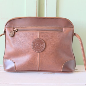 Vintage Liz Claiborne Leather Shoulder Bag: 1980s Boho Purse