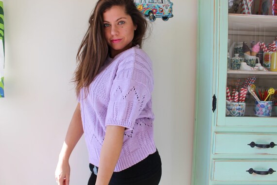 Pastel paarse online trui