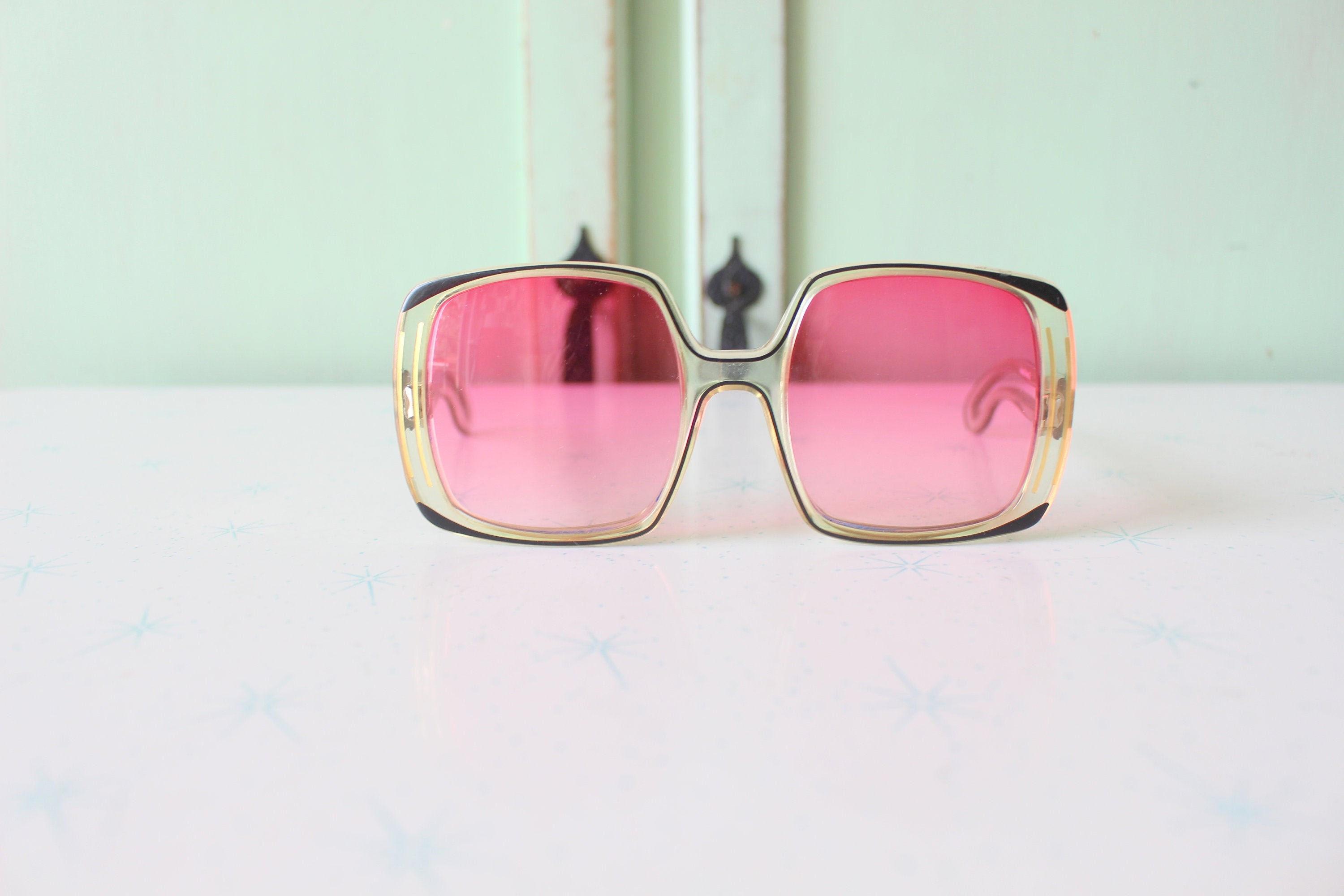 Cinema Fly *Limited Edition 1960s Retro MOD Sunglasses ? Sublime King Fly Collab- BlackFlys main image 3