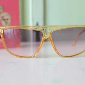 Vintage 70s Oversized Sunglasses: Taiwan Retro Mod Shades