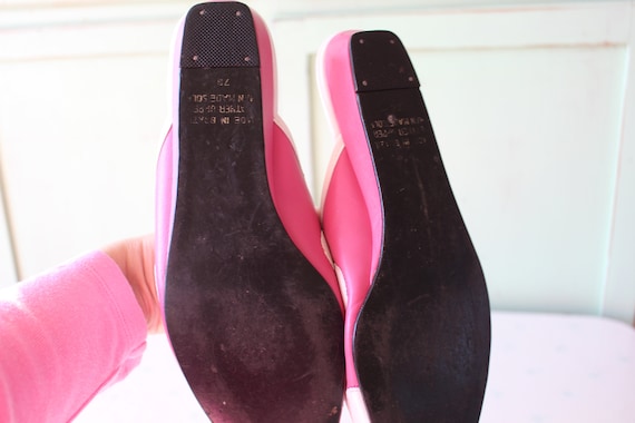 Vintage Pink Sam and Libby Flats....size 7 womens… - image 5