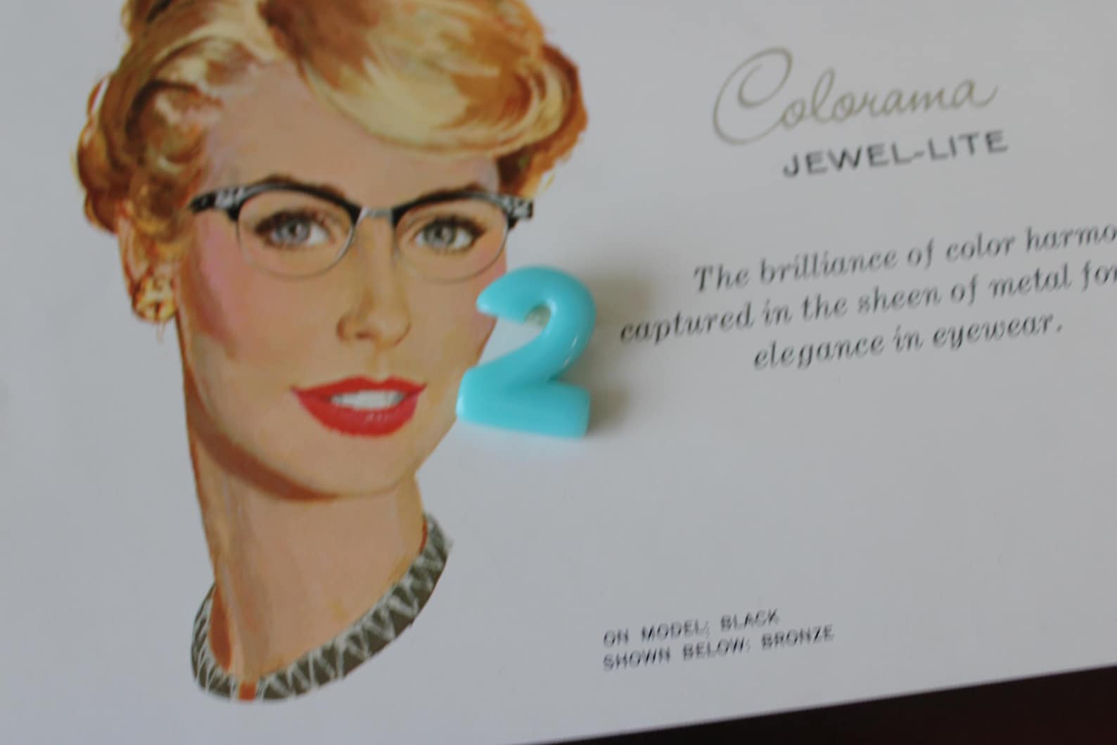 Number Two Pin 1980s Vintage Number 2 Pin: Colorful Resin Brooch - Etsy