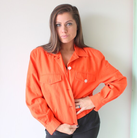 Vintage Pumpkin Blazer Jacket...size small medium… - image 1