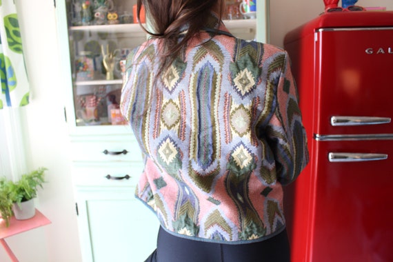 1980s Fun Artsy Jacket...size small medium. retro… - image 5