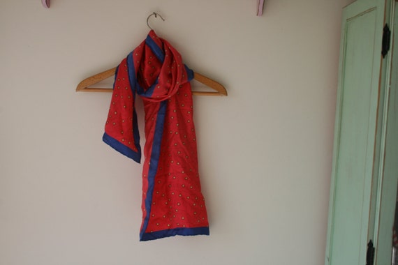 Vintage MID CENTURY Scarf...nautical. retro scarf… - image 2