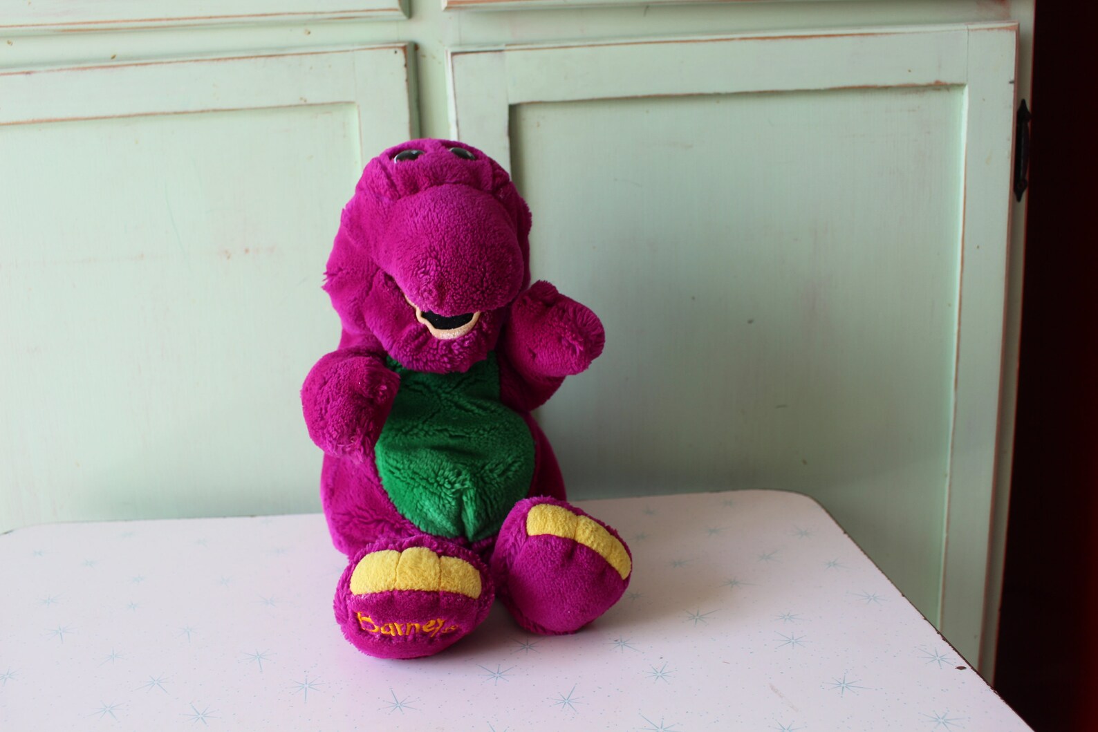 Vintage BARNEY Dino Doll....1990s. kids. children. television. | Etsy