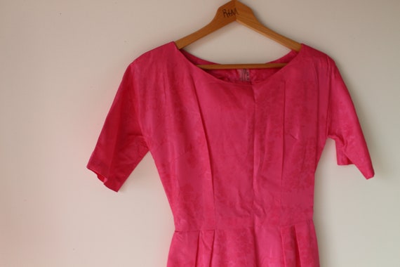 1960s Vintage HOT PINK Sexy Party Dress...size sm… - image 8