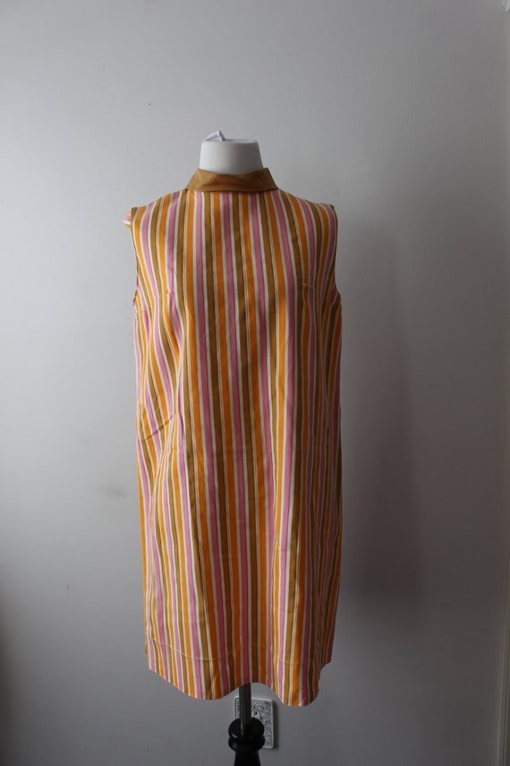 1960s 1970s Vintage MOD GROOVY Dress....medium. s… - image 4