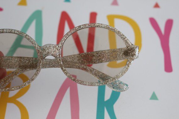 Vintage Glitter Sunglasses: 1960s Mod Eyewear - image 2