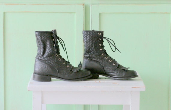 womens black boots size 5
