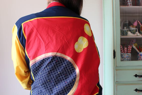 1980s TENNIS Jacket..size small medium..colorful.… - image 4