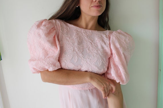 Vintage PINK LACE Ruffled Victorian Dream Dress..… - image 6