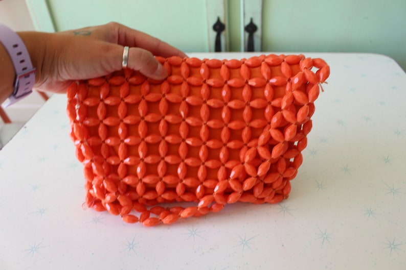 clutch twiggy gogo mod princess beaded wedding. bag 1960s BEADED Fancy Clutch Purse.....glam fancy handbag 1960s change purse