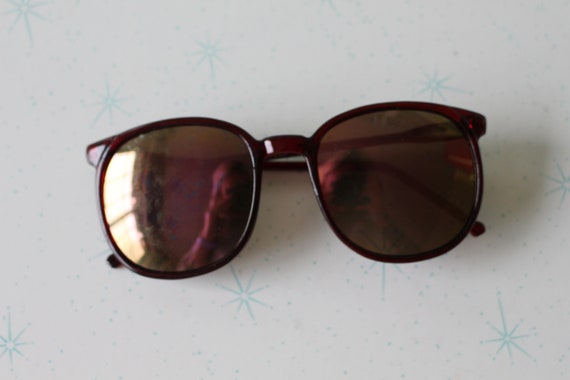 1980s HIPSTER MIRROR Sunglasses.retro. 1970s 1980… - image 2