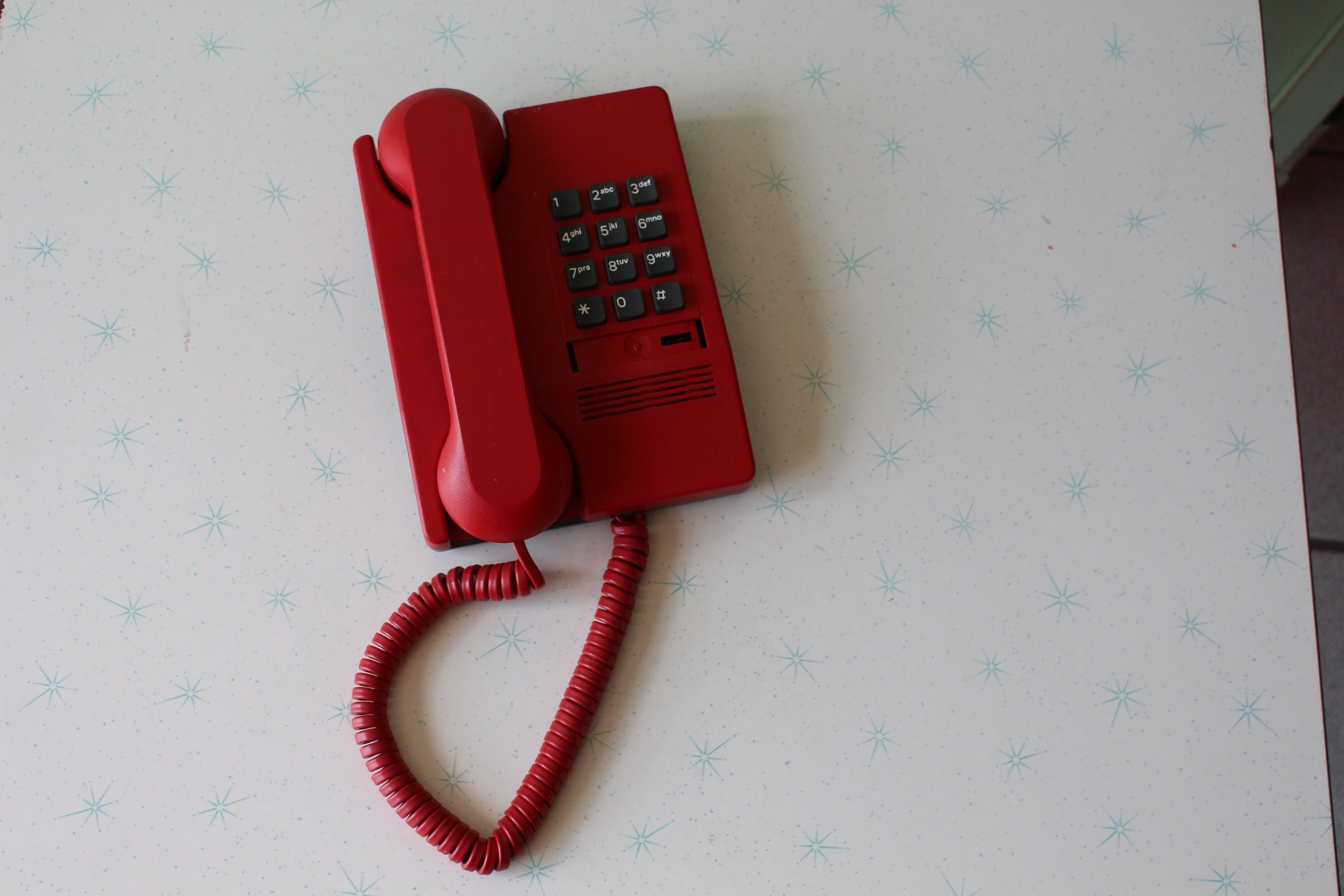 Vintage RETRO Telephone...atomic. Red. Rad. 70s Phone. | Etsy