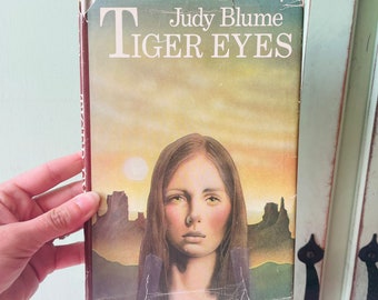 Livre vintage Tiger Eyes de Judy Blume - années 1980 YA Fiction