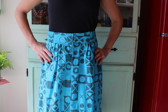 1980s DESIGNER VINTAGE Skirt.....size small to me… - image 7