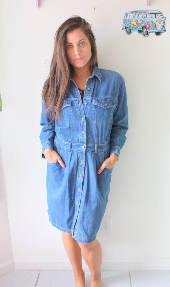 jean dress jumper