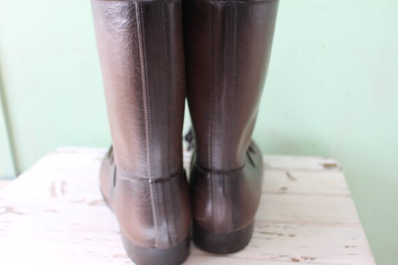 1970s RAIN Boots...snow boots. brown boots. 1970s… - image 4