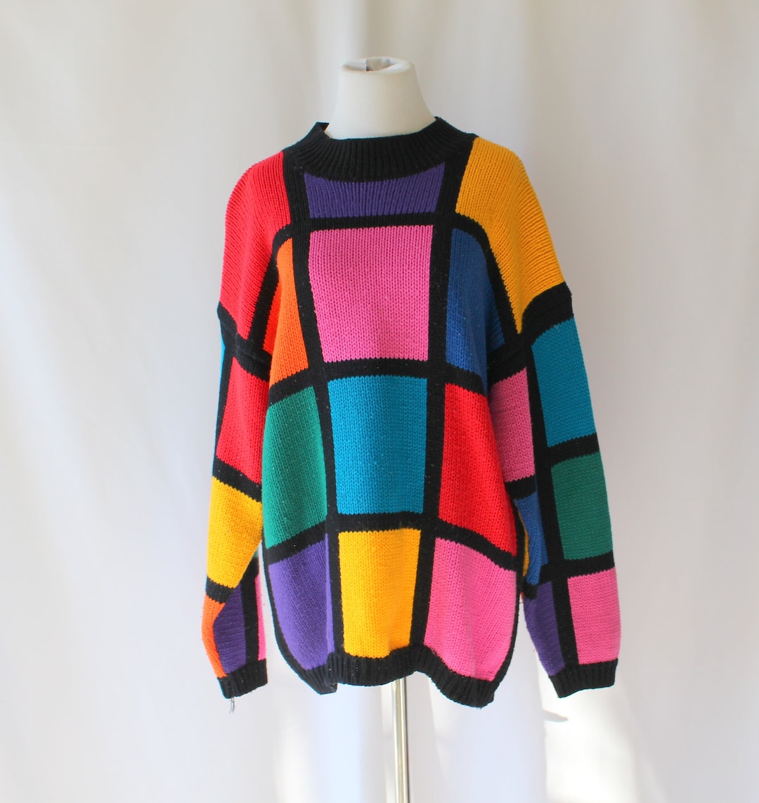 Vintage 80s 90s Gap Mens XL Faded Black Ribbed Knit Cardigan