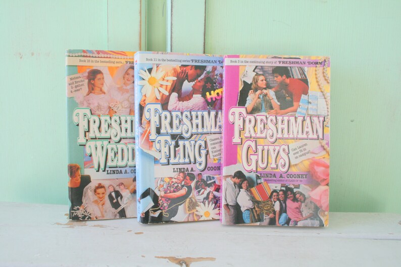 Vintage FRESHMAN DORM SERIES Book Set of 3....high school. Etsy
