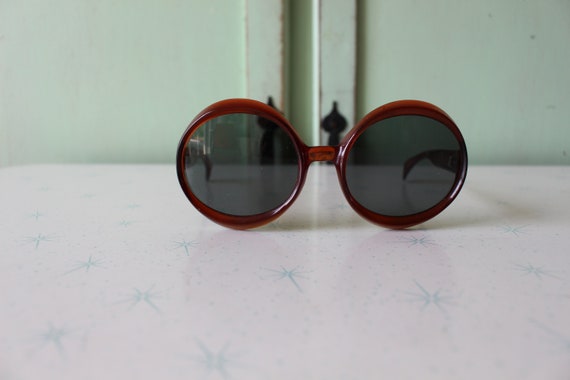 TRUE VINTAGE 1960s Atomic Retro Sunglasses...eyew… - image 2