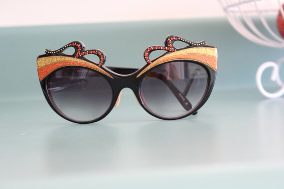 1950s 1960s Bijoux Cat Eye Sunglasses..vintage ey… - image 2