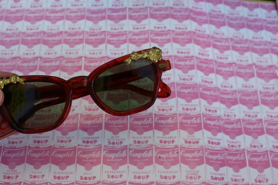 1950s 1960s Vintage CAT EYE Sun Glasses..vintage … - image 5