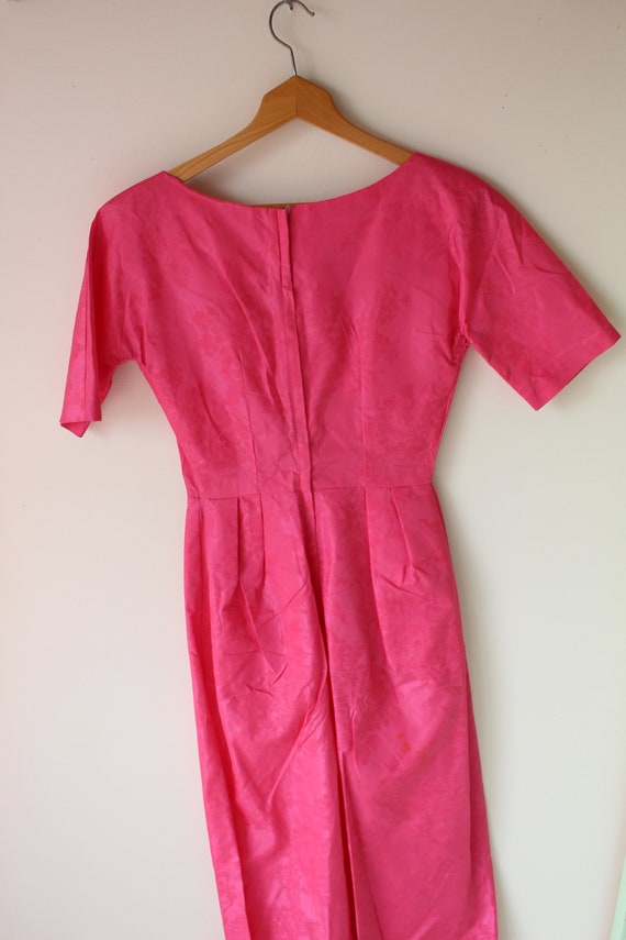1960s Vintage HOT PINK Sexy Party Dress...size sm… - image 9