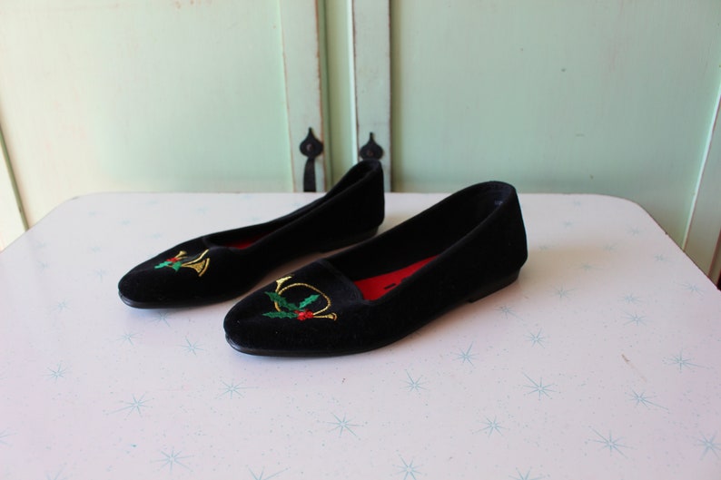 ladies christmas flats