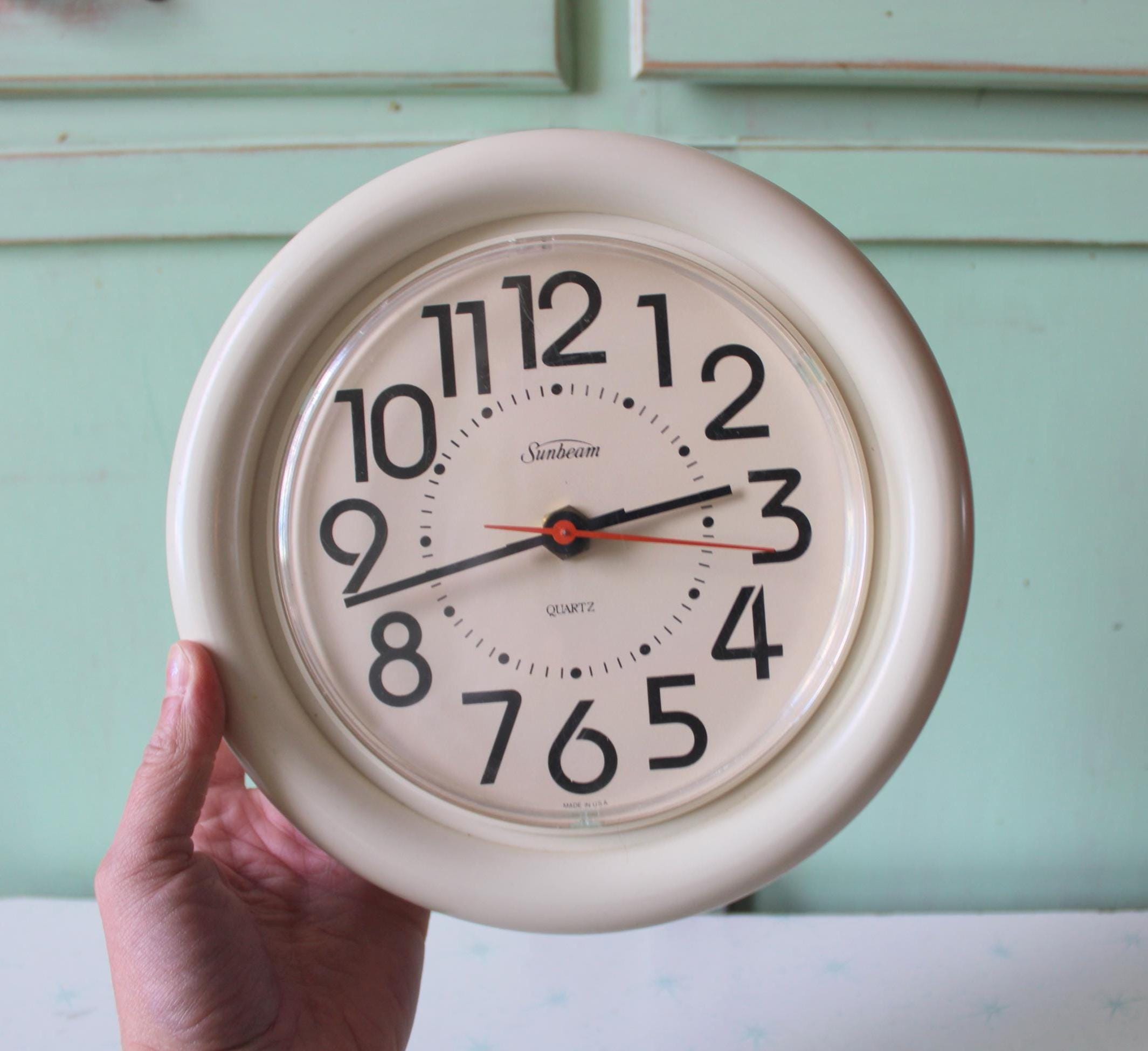 Sunbeam Quartz Clock - Etsy