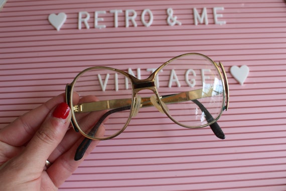 Vintage Unisex 1970s Groovy Glasses.....huge. cla… - image 4