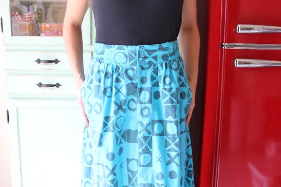 1980s DESIGNER VINTAGE Skirt.....size small to me… - image 4